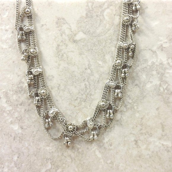 Ankle Bracelet Silver-Tone Anklets Boho Jewelry Leg  Vintage Trinket Jewel Gift - Picture 3 of 8